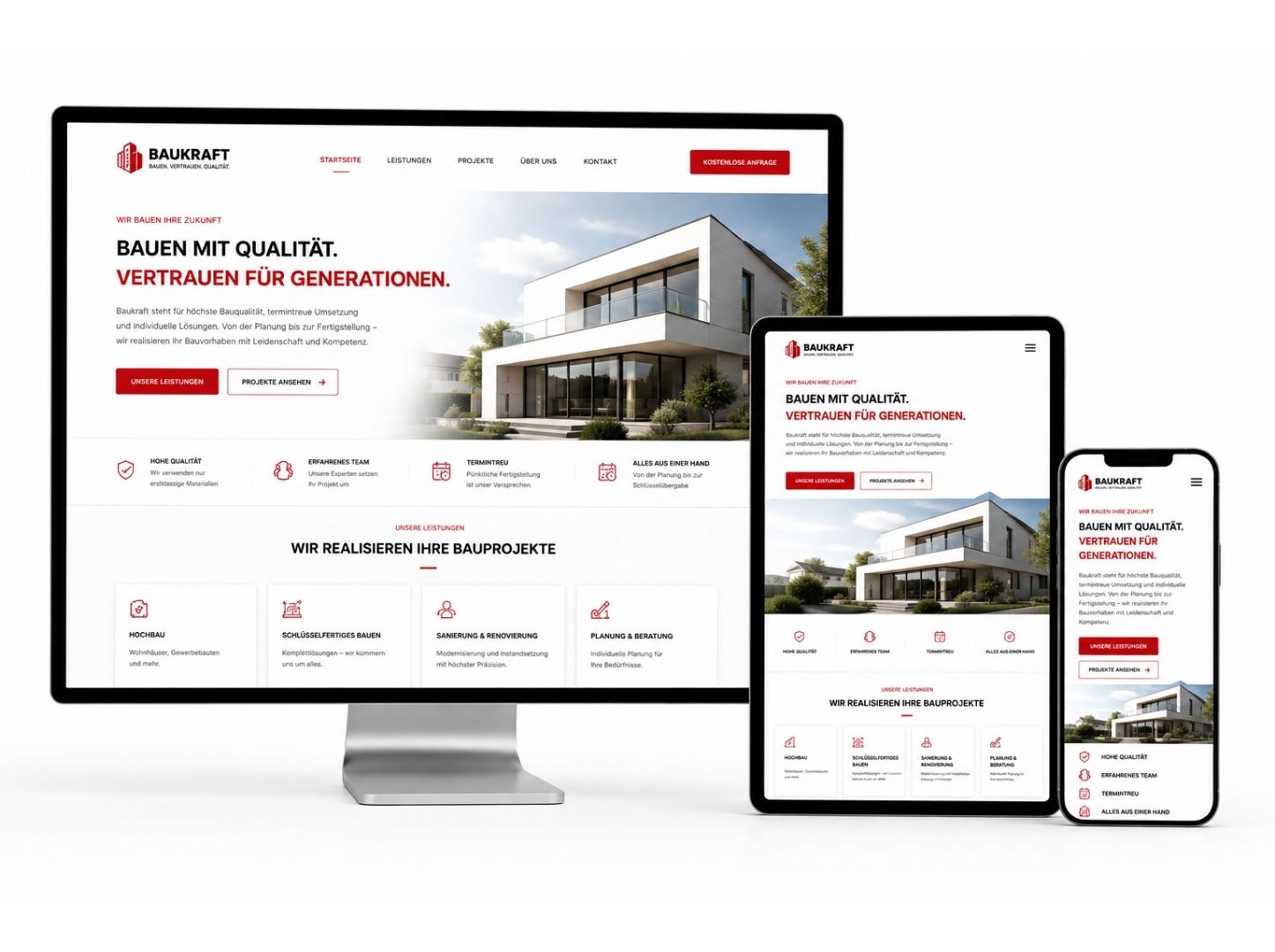 Webdesign Mockup